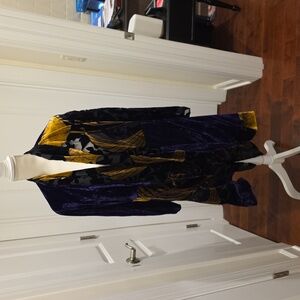 Chicos Travelers Burnout Velvet Kimono Jacket